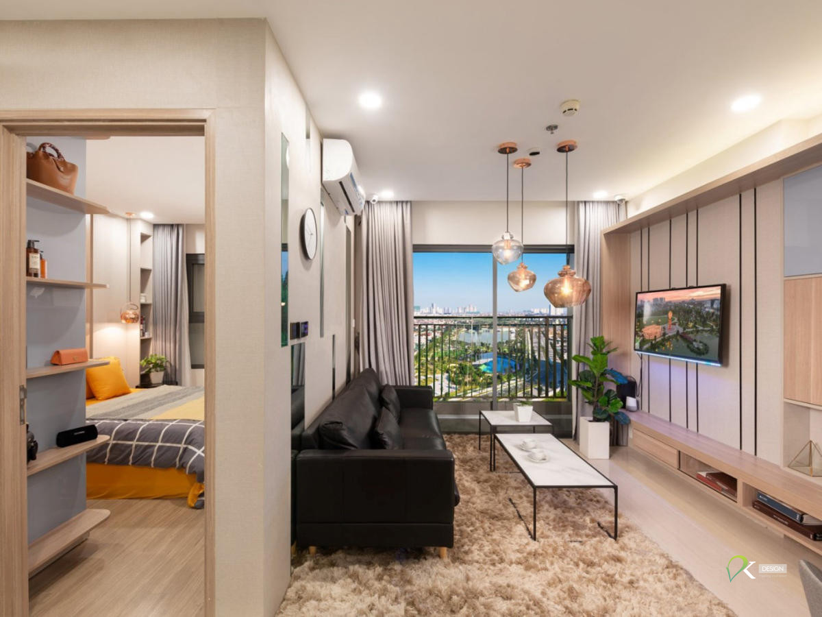 Nội thất căn hộ 1 phòng ngủ hiện đại Nội thất căn hộ 1 phòng ngủ hiện đại